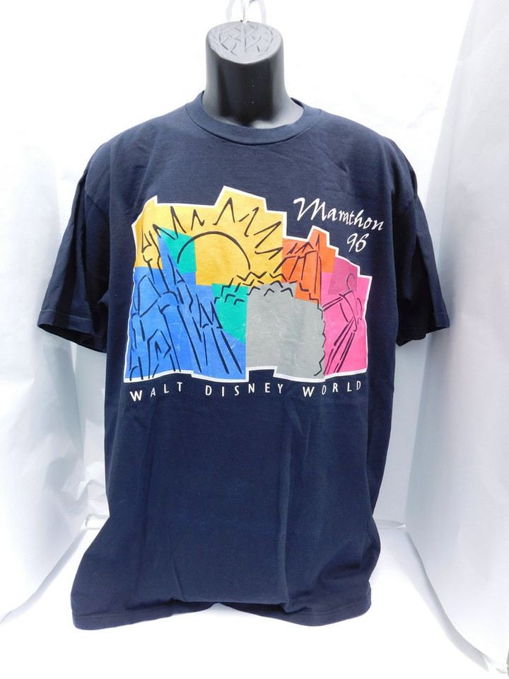 Vintage 1996 Walt Disney World Marathon T Shirt Size XL