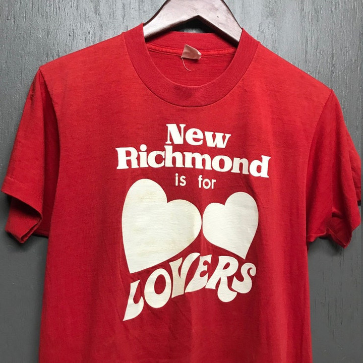 SM thin vtg 80s New Richmond is for Lovers t shirt  small medium