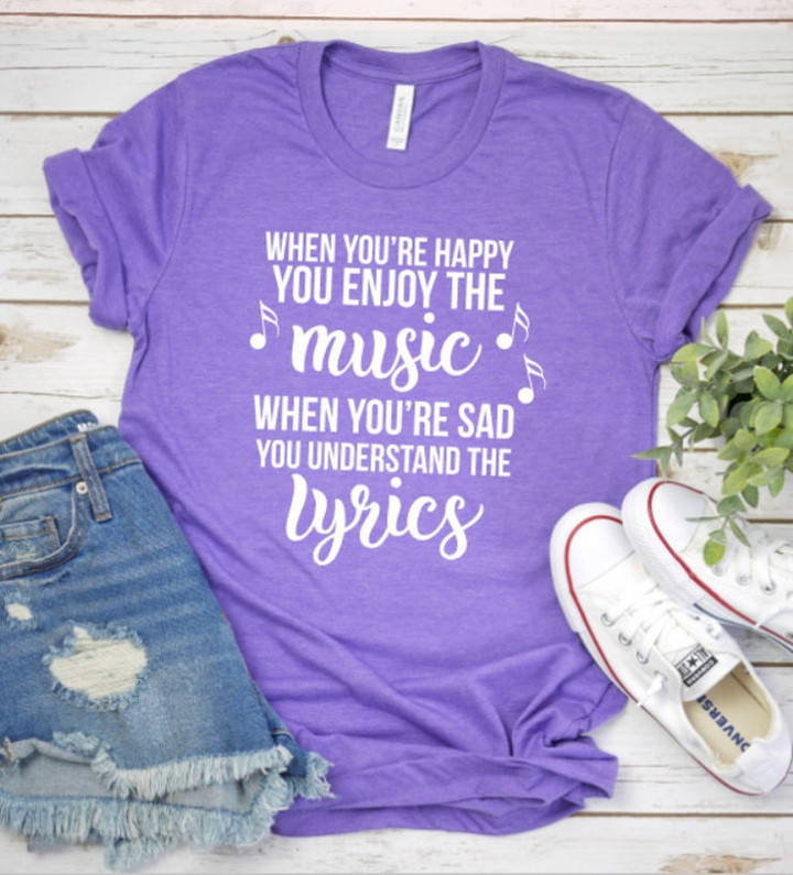 Enjoy the music music shirt concert shirt band shirt music love music life