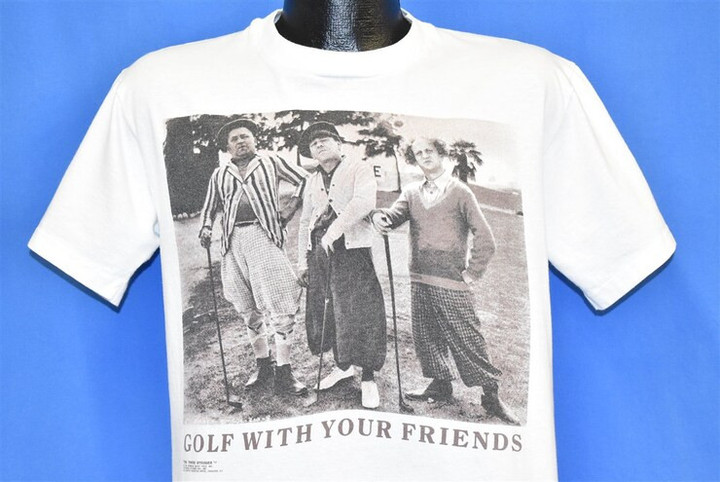 80s Three Stooges Golf with Your Friends t shirt Medium