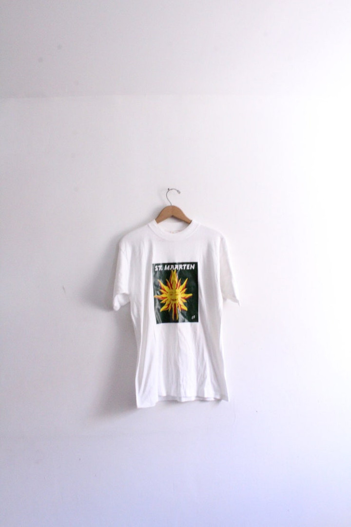 St Maarten Sun Face T Shirt