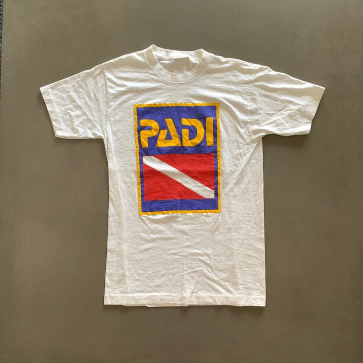 Vintage 1980s Padi T Shirt Size Large