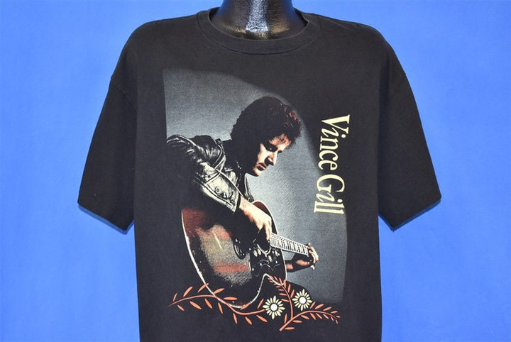 90s Vince Gill Look At Us Love Country Music t shirt Extra Large Vintage Tee
