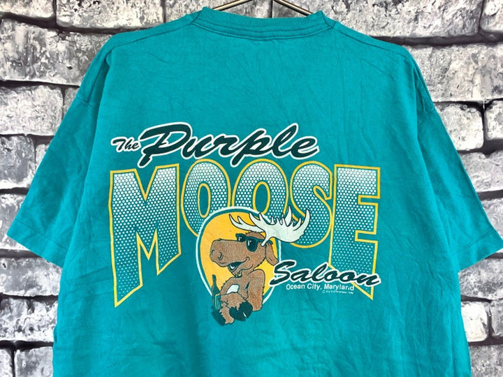 Vintage 1992 the purple moose saloon T Shirt size XL
