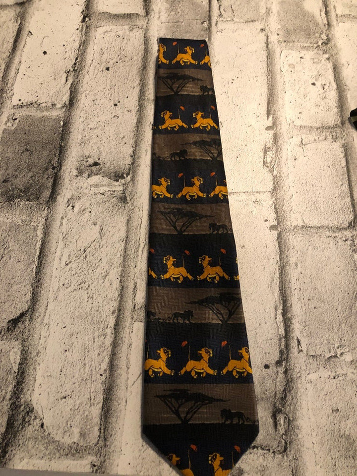 90s The Lion King Vintage Disney necktie