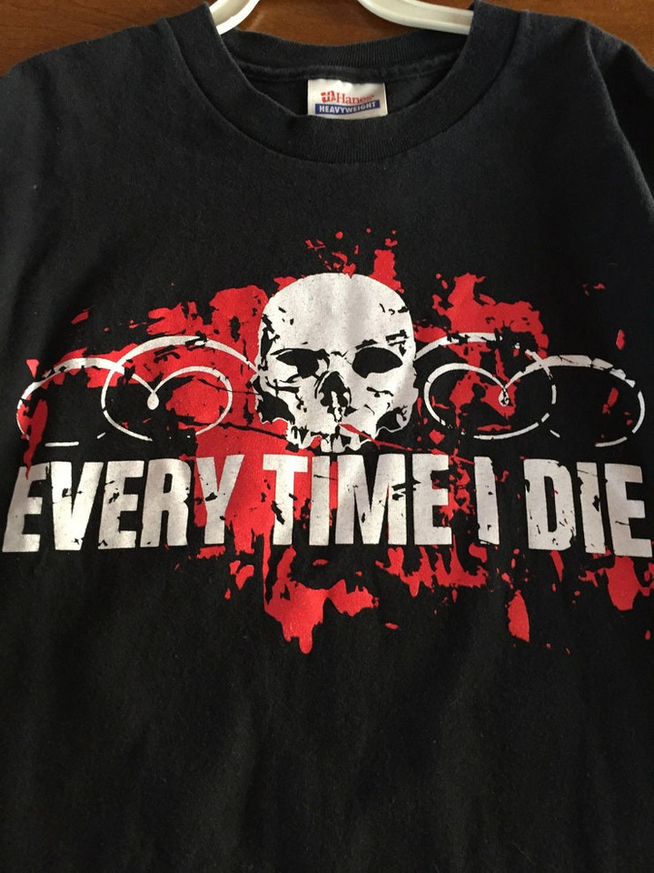 Every time I Die Concert Band Shirt Youth Large
