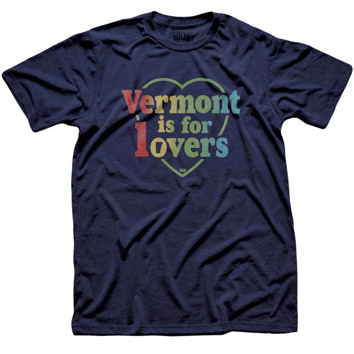 Vermont Lovers Vintage Inspired T shirt Retro New England Tee Funny Pop Culture Shirt Cool Green Mountains Graphic Tee