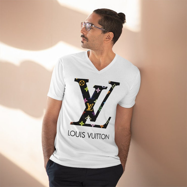 Mens Lightweight V Neck Tee Louis Vuitton V Neck T Shirt Louis vuitton Shirt LV floral shirt Gucci shirt