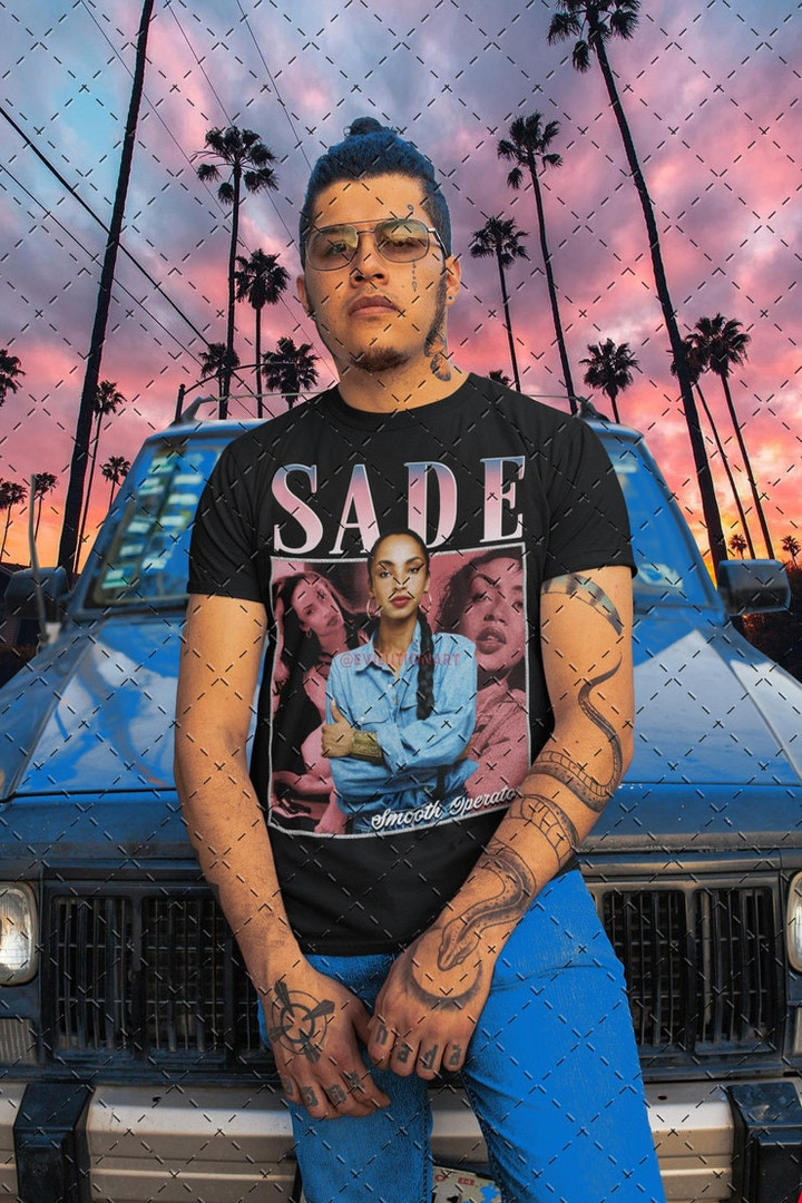 Sade T Shirt Vintage 90s Hip Hop Rap Tour Unisex Tee Shirt