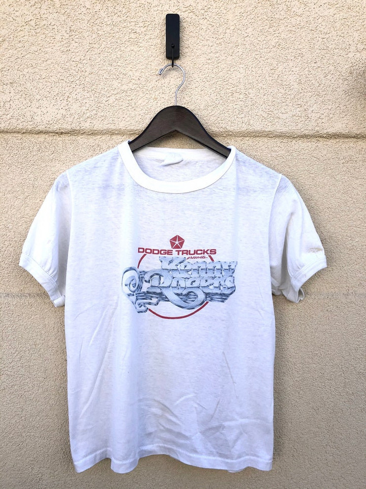 Vintage 80s Kenny Rogers Dodge Trucks T shirt