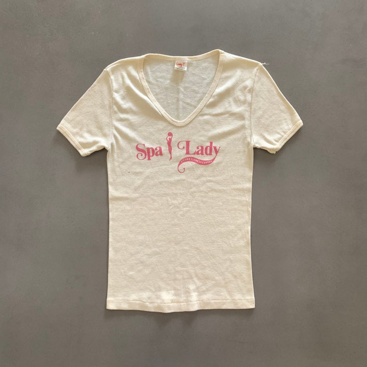 Vintage 1980s Spa Lady T shirt size Large