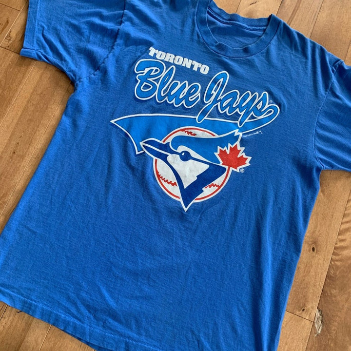 1992 Toronto Blue Jays T shirt Vintage 1990s Official MLB Major League Baseball Tee Sportswear Ontario Canada SkyDome Rogers Centre