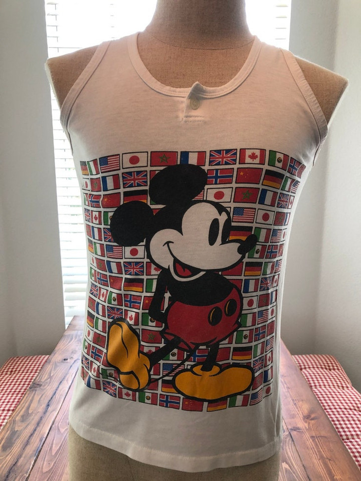 Vintage 90s Mickey Mouse Tank Top Size S