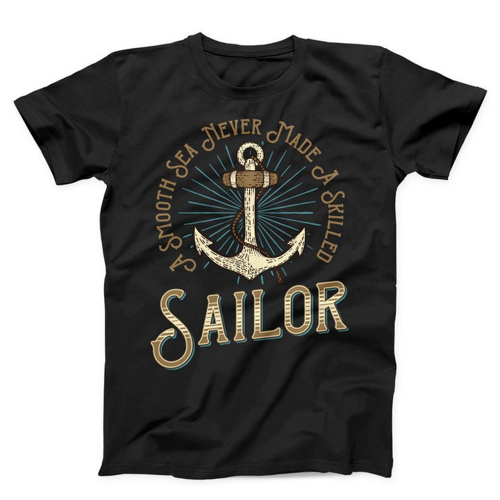 Anchor Sailor Unisex T shirt Graphic Creative Tee Funny Shirt Women and Men T shirt Best Shirt Friends Gift T shirt Horror T shirt