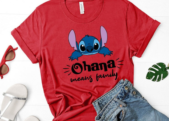 Ohana Means Family   Lilo Shirts   Lilo And Stitch   Lilo And Stitch shirt   Ohana Disney Hawaii Shirt   Disney Matching Vacation Shirts