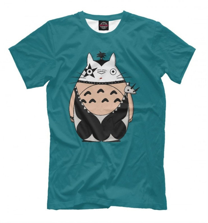 Totoro Kiss Rock Funny T Shirt High Quality Tee Mens Womens Sizes