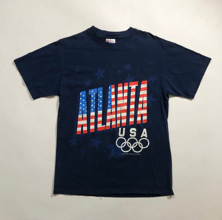 90s olympics Graphic Tee 1990s Atlanta 1996 Summer Olympic Games T shirt