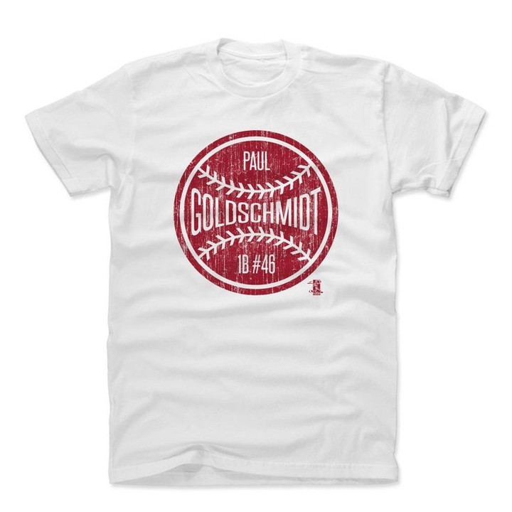 Paul Goldschmidt Mens Cotton T Shirt   St Louis Baseball Paul Goldschmidt St Louis Ball R
