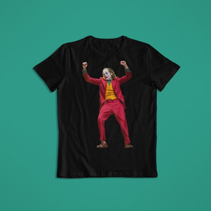 Joker Dancing Custom T Shirt Unisex Mens  Womens Clothing Cool Shirt Vintage Clothing Cult Classic Shirts Super Hero Villain Shirts