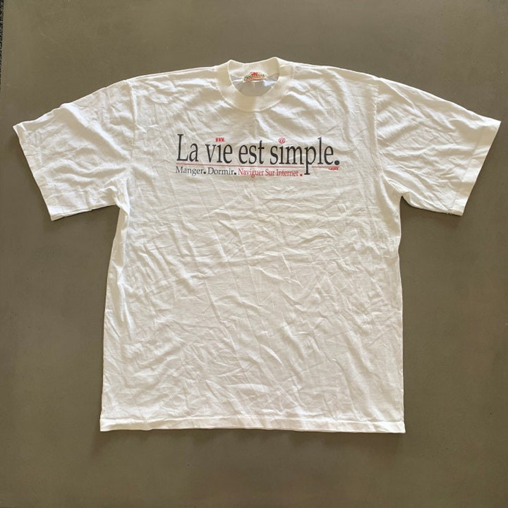 Vintage Late 1990s Internet T shirt size XL