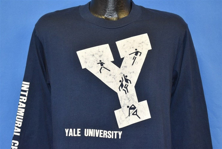80s Yale Bulldogs Intramural Champs t shirt Medium