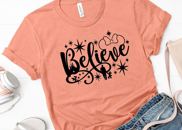 Believe shirt Disney Believe Shirt Believe Tshirt Believe Tee Disney Shirt Disney Womens Shirt Believe Disney Shirt