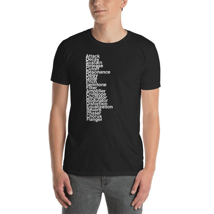 Synth Terms   Electronic Music Synthesizer T Shirt Unisex