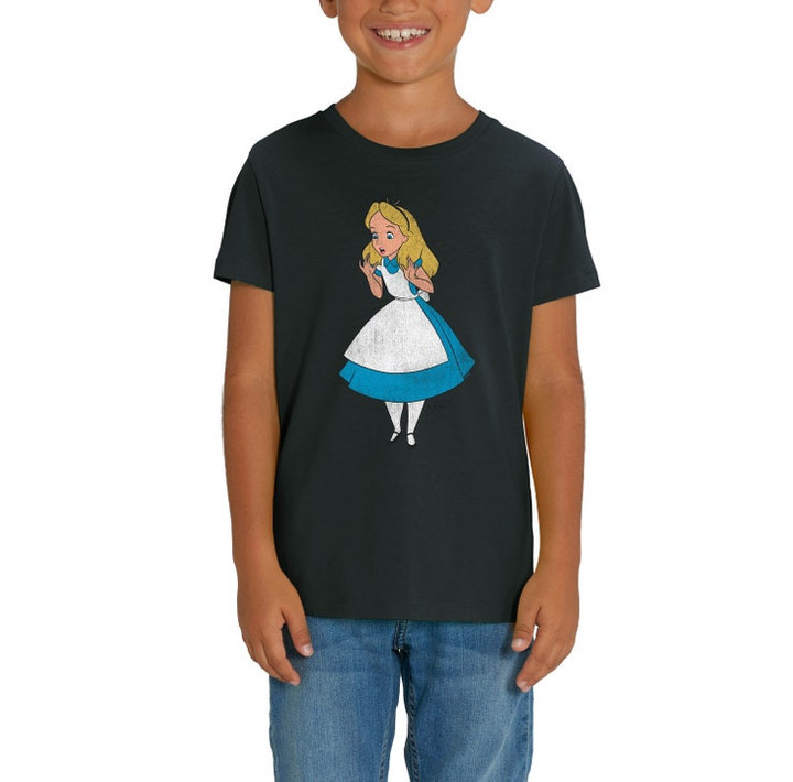 Alice In Wonderland Classic Surprise Pose Childrens Unisex T Shirt