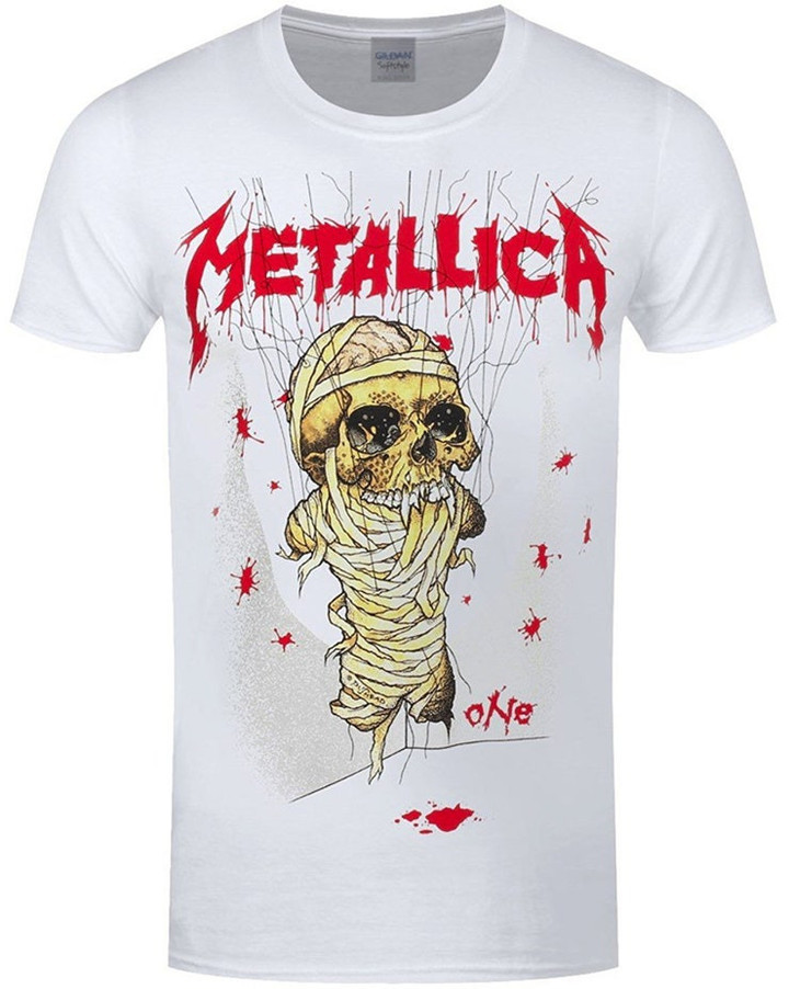 Metallica One And Justice For All Lars Ulrich Official Tee T Shirt Mens Unisex