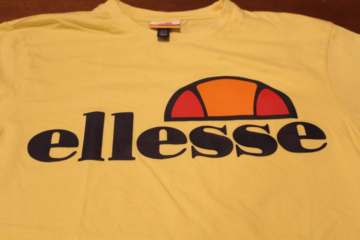 Yellow Ellesse T Shirt Small