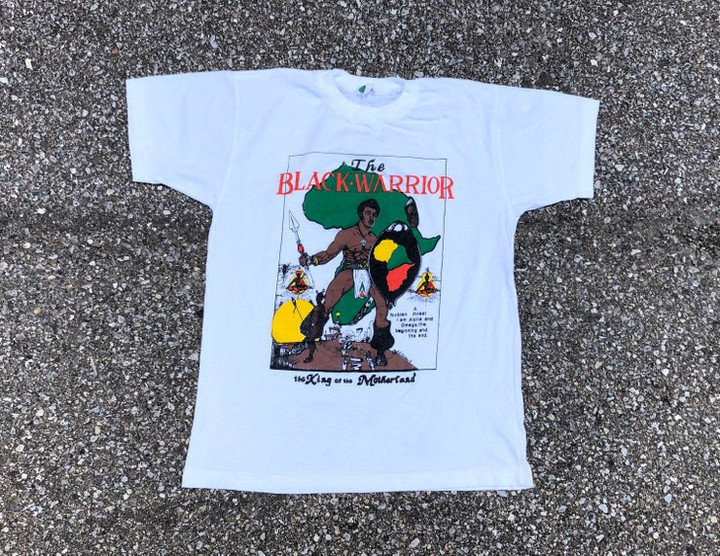 80s 90s Black History Shirt 1990s vintage Black Pride Tee The Black Warrior King of The Motherland Shirt