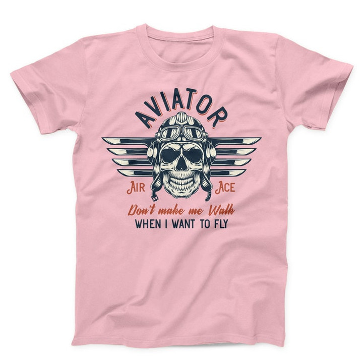 Aviator Skull Unisex T shirt Graphic Creative Tee Funny Shirt Women and Men T shirt Best Shirt Friends Gift T shirt Horror T shirt