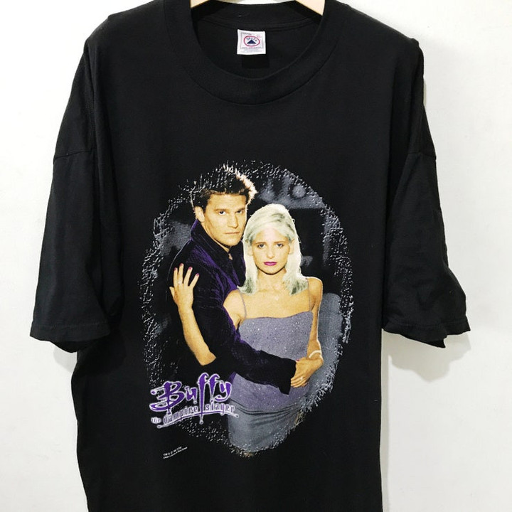 Vintage 1998 Buffy The Vampire Slayer Shirt Size XXL  90s Buffy The Vampire Slayer Fox TV Show Sarah Gellar