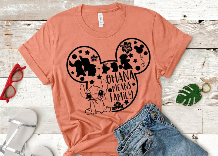 Ohana Disney Shirts  Lilo and StitchOhana Disney Hawaii ShirtDisney Matching Vacation Shirts Disney Shirts Vacation  Mickey Ohana Shirt