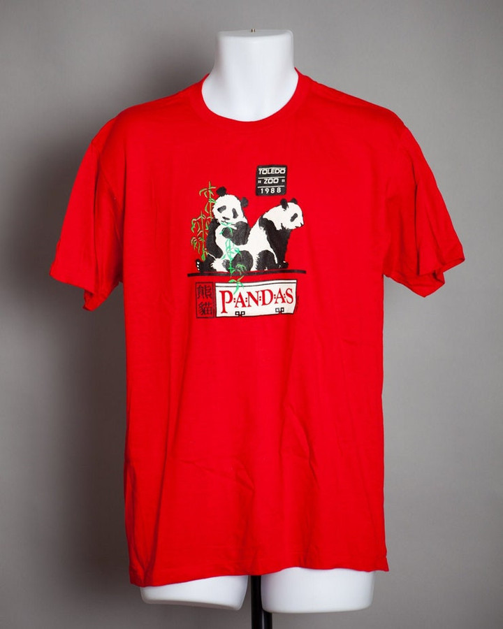 Vintage 80s TOLEOD ZOO Pandas 1988 Tshirt