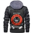 (Custom) Penrith Panthers Poppy - Lest We Forget - Rugby Team Zipper Leather Jacket | Rugbylife.co
