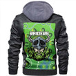 Canberra Raiders Indigenous New - Rugby Team Zipper Leather Jacket | Rugbylife.co
