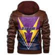 Melbourne Storm Indigenous New Release - Rugby Team Zipper Leather Jacket | Rugbylife.co
