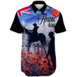 Rugbylife Clothing - Anzac Day Lest We Forget Vintage Poppies Short Sleeve Shirt
