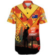 Rugbylife Clothing - Australia Anzac Lest We Forget 2022 - Orange Short Sleeve Shirt