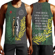 Rugbylife Clothing - Anzac Spirit Lest We Forget Men Tank Top | Rugbylife.co
