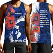 Rugbylife Clothing - Anzac Day Silhouette Soldier Men Tank Top | Rugbylife.co
