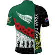 (Custom) Australia Indigenous & New Zealand Maori Anzac Polo Shirt