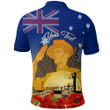 (Custom) Australia Anzac Day Soldier Salute Polo Shirt