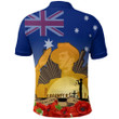 Australia Anzac Day Soldier Salute Polo Shirt