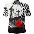 (Custom) Anzac Day Poppy Remembrance Polo Shirt