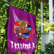 Rugbylife Flag - New Zealand Anzac Red Poopy Purple Flag