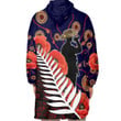 Anzac Day Fern & Poppy Oodie Blanket Hoodie | Rugbylife.co
