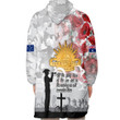 Anzac Day Lest We Forget Camouflage & Poppy Oodie Blanket Hoodie | Rugbylife.co
