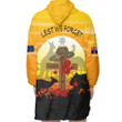 Anzac Day Lest We Forget Animal Oodie Blanket Hoodie | Rugbylife.co
